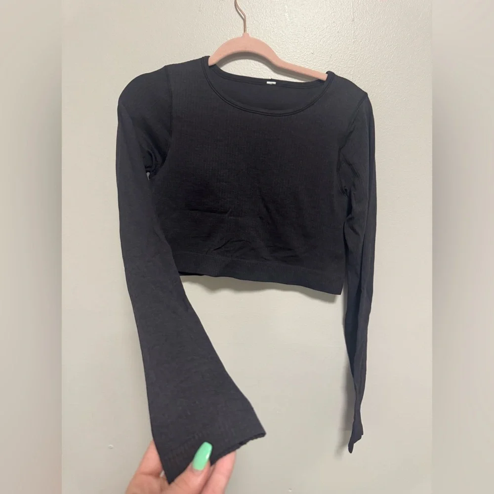 Lululemon Ebb to Street Black Long Sleeve